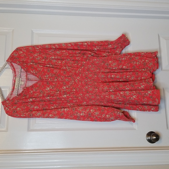 Cleobella Ella Long Sleeve Printed Mini Dress Size Medium - Picture 5 of 17